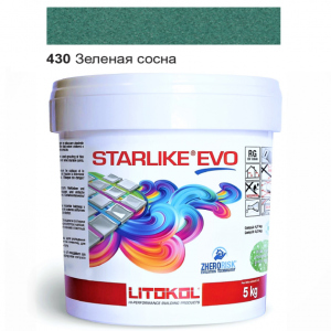 Епоксидне затирання Litokol Starlike EVO 430 Зелена сосна 5кг