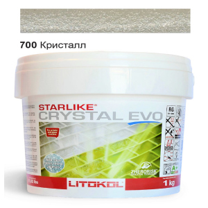 Эпоксидная затирка Litokol Starlike EVO Crystal 700 Кристалл (Хамелеон) 1кг ТОП в Чернигове