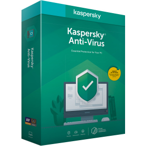 Kaspersky Anti-Virus 2020 первісне встановлення на 1 рік для 1 ПК (DVD-Box, коробкова версія) в Чернігові