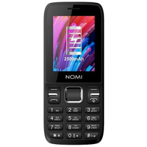 хороша модель Мобільний телефон Nomi i2430 Black