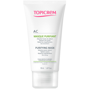 Очищающая маска Topicrem AC Purifying Mask для жирной и комбинированной кожи 50 мл (3700281704198) рейтинг