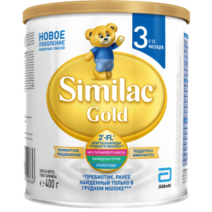 Суха молочна суміш Similac Gold 3 400 г (5391523058636)