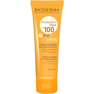 Сонцезахисний тональний крем Bioderma Photoderm Max SPF 100 Tinted Cream Light Colour 40 мл (3401353789500) в Чернігові