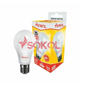 Набор 100 шт. LED лампа SOKOL A60 7.0W 220В E27 4100К ТОП в Чернигове