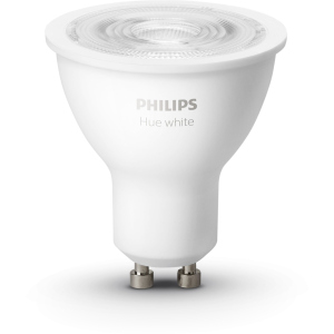 Розумна лампа Philips Hue GU10, 5.2W(57Вт), 2700K, White, Bluetooth, димована, 2 шт (929001953506) в Чернігові