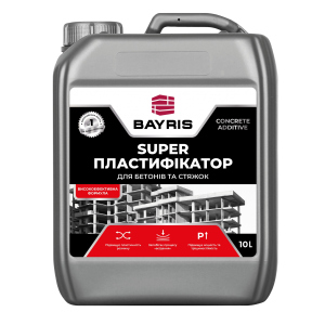 Пластифікатор для бетонів та стяжок Super Bayris 10л в Чернігові