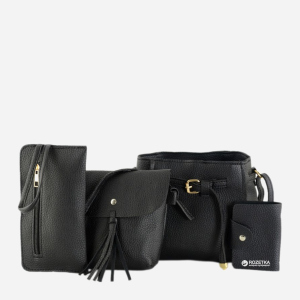 Жіноча сумка Traum 7228-30 Чорна (4820007228308) краща модель в Чернігові