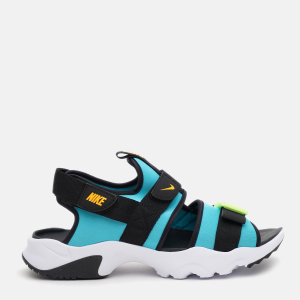 Сандалії Nike Canyon Sandal CI8797-300 41.5 (9) 27 см Чорні з блакитним (193658083669) краща модель в Чернігові