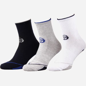 Набір шкарпеток Sergio Tacchini 93241741-2 39-42 3 пари Сірий/Синій (3349600161528) ТОП в Чернігові