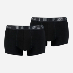 Труси-шорти Puma Basic Trunk 2P 93501501 L 2 шт Black (8720245037693) краща модель в Чернігові