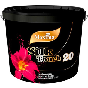 Напівматова латексна фарба "Silk Touch 20" Maxima 6 кг (4823083307837) ТОП в Чернігові