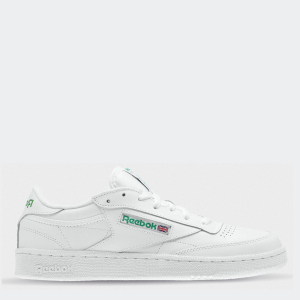 Кеды Reebok Club C 85 AR0456 45 (11.5) 29.5 см White/Green (4056561016673)