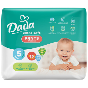 Трусики-подгузники Dada Extra Soft 5 Junior 12-17 кг 30 шт (4820174980658) в Чернигове