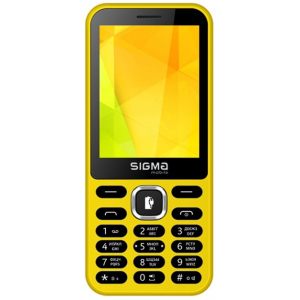 Мобільний телефон Sigma X-style 31 Power Yellow надійний