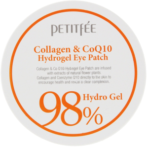 Гідрогелеві патчі для очей Petitfee Collagen &amp; Co Q10 Hydrogel Eye Patch Колаген-Коензим 60 шт (8809239800458) краща модель в Чернігові