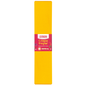 Набор гофрированной бумаги Maxi 100% 50 х 250 см 10 шт Темно-желтой (MX61616-32) в Чернигове
