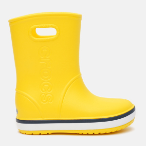 Гумові чоботи Crocs Kids Crocband Rain Boot 205827-734-C10 27-28 Yellow/Navy (191448404847)