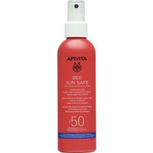 Солнцезащитный спрей для лица и тела Apivita Bee Sun Safe SPF50 200 мл (5201279080228) ТОП в Чернигове