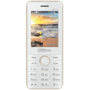 Мобільний телефон Maxcom MM136 White-Gold. 45289 ТОП в Чернігові