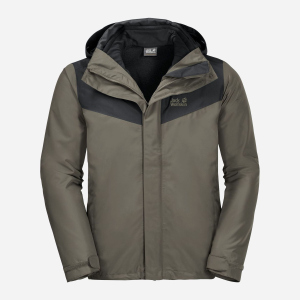 Куртка Jack Wolfskin Arland 3In1 M 1110711-5066 XXL Серо-оливковая (4060477912776) рейтинг