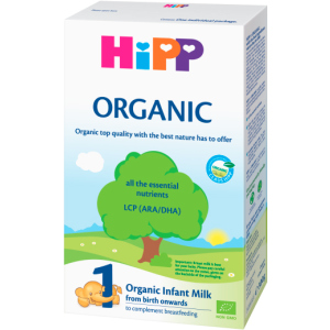 Упаковка органічної дитячої сухої молочної суміші HiPP Organic 1 початкова 5 пачок по 300 г (9062300433637)(9062300439226) ТОП в Чернігові