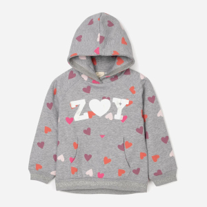 купить Худи утепленное Zippy Hooded Fl 3103304701 110 см Grey9 (5602156862447)