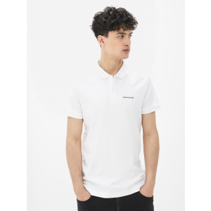 Поло Calvin Klein Jeans Micro Branding Liquid Polo J30J317439-YAF M Ck White (8719853719282)