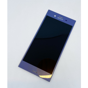 Дисплей (екран) Sony G8341 Xperia XZ1/G8342 + тачскрин, синій, Moonlit Blue High Copy краща модель в Чернігові