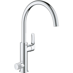 Смеситель кухонный с подключением к фильтру GROHE Blue Pure Eurosmart 31722000 надежный