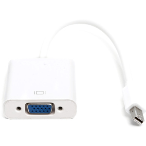 Переходник PowerPlant mini DisplayPort (Thunderbolt) (M) - VGA (F) 0.15 м Белый (CA911899)