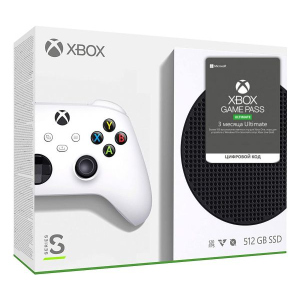 Microsoft Xbox Series S 512Gb + Xbox Game Pass Ultimate (3 місяці) ТОП в Чернігові