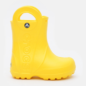 Гумові чоботи Crocs Handle Rain Boot Kids 12803-730-C11 28 Yellow (0883503861268) краща модель в Чернігові