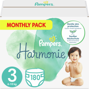 Подгузники Pampers Harmonie Размер 3 (6-10 кг) 180 шт (8006540156414) ТОП в Чернигове