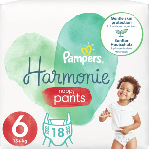 Підгузки-трусики Pampers Harmonie Nappy Pants Розмір 6 (15+ кг) 18 шт (8006540181461) ТОП в Чернігові