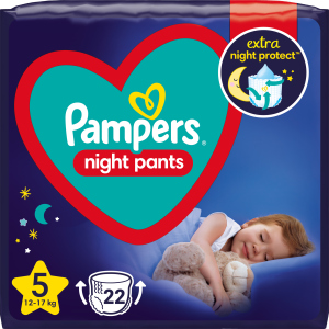 Подгузники-трусики ночные Pampers Night Pants Размер 5 (12-17 кг) 22 шт (8006540234730) лучшая модель в Чернигове