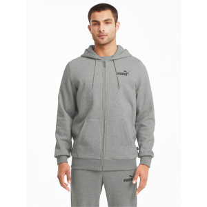 Спортивна кофта Puma ESS Small Logo FZ Hoodie 58670203 S Сіра (4063697314023) в Чернігові