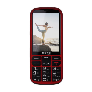 хороша модель Мобільний телефон Sigma mobile Comfort 50 Optima Dual Sim Red