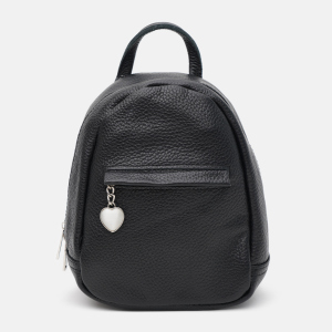 Жіноча сумка-рюкзак шкіряна Borsacomoda 835023 Чорна краща модель в Чернігові