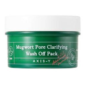 Глиняная маска для проблемной кожи Axis-Y Mugwort Pore Clarifying Wash Off Pack 100 мл (8809634610102)