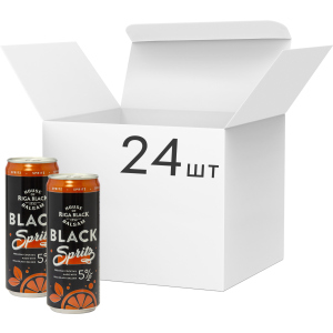 Упаковка слабоалкогольного напою Riga Black Balsam Spritz Cocktail 5% 0.33 л x 24 шт (4750021009853) ТОП в Чернігові