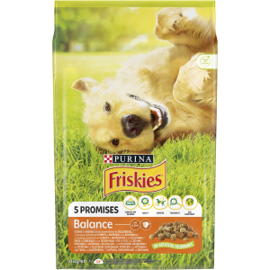 Сухой полнорационный корм для взрослых собак Purina Friskies с курицей и овощами 10 кг (7613031395491) в Чернигове