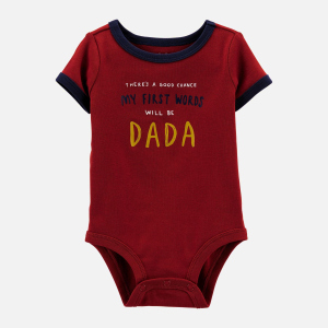 Боди-футболка Carters 1M009210 68 см 600 R Red (194135469075) лучшая модель в Чернигове