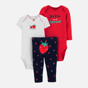 Комплект (боді 2 шт + легінси) Carters 1H364810 62 см 960 MC Multicol (192136681540) краща модель в Чернігові