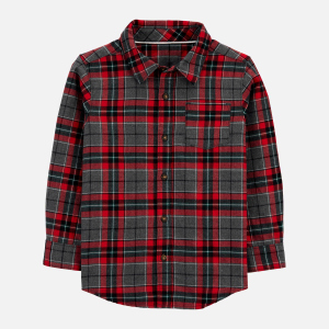 Рубашка Carters 3J216610 122 см 981 PL Plaid (194133515095) лучшая модель в Чернигове