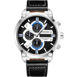 Чоловічий годинник Guanqin Silver-Black-Black GS19088 CL (GS19088SBB) ТОП в Чернігові