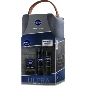 Подарочный набор мужской Nivea Ультра косметичка (4005900913517) ТОП в Чернигове