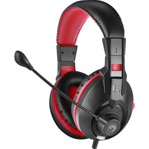 Навушники Marvo H8321S Black-Red (H8321S.MRV) ТОП в Чернігові