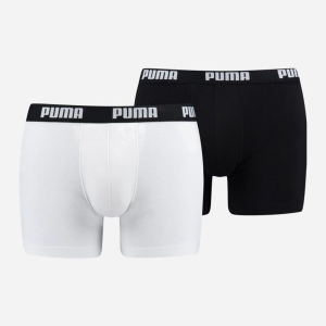 Труси-шорти Puma Basic Boxer 2P 90682307 L 2 пари White-Black (8718824609690) надійний