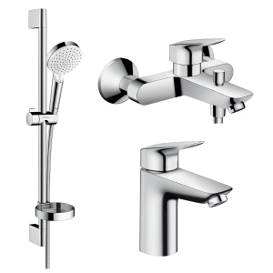 Hansgrohe Набор смесителей для ванны Logis (1082019) ТОП в Чернигове