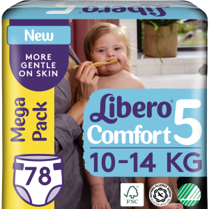 Підгузки Libero Ліберо Comfort 5 10-14 кг 78 шт одноразові (7322541083346) ТОП в Чернігові